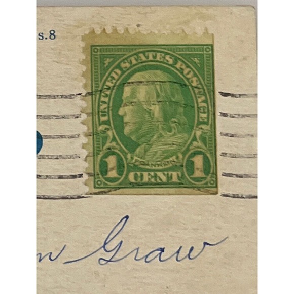 Vintage 1932 Lithograph Ephemera Postcard Humor Mess Of Fish Near Minocqua, WISC - Picture 6 of 9